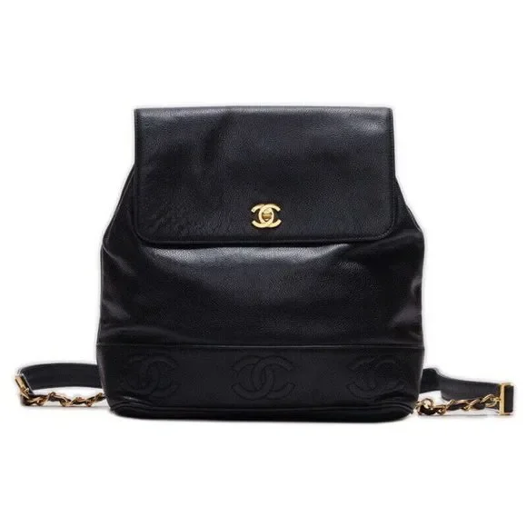 CHANEL | Bags | Chaneltriplecoco Turn Lock Chain Caviar Skin  display picture 2